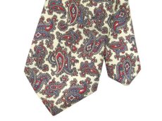 画像3: OLD "MARK & FORE STRIKE" Paisley Pattern Regular Tie　color : Light Beige (3)