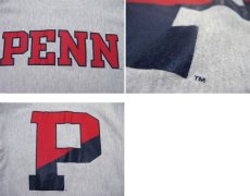画像4: 1990's Champion Reverse Weave Sweat Shirts "PENN STATE" -made in USA-　Grey　size M - L (表記 M) (4)