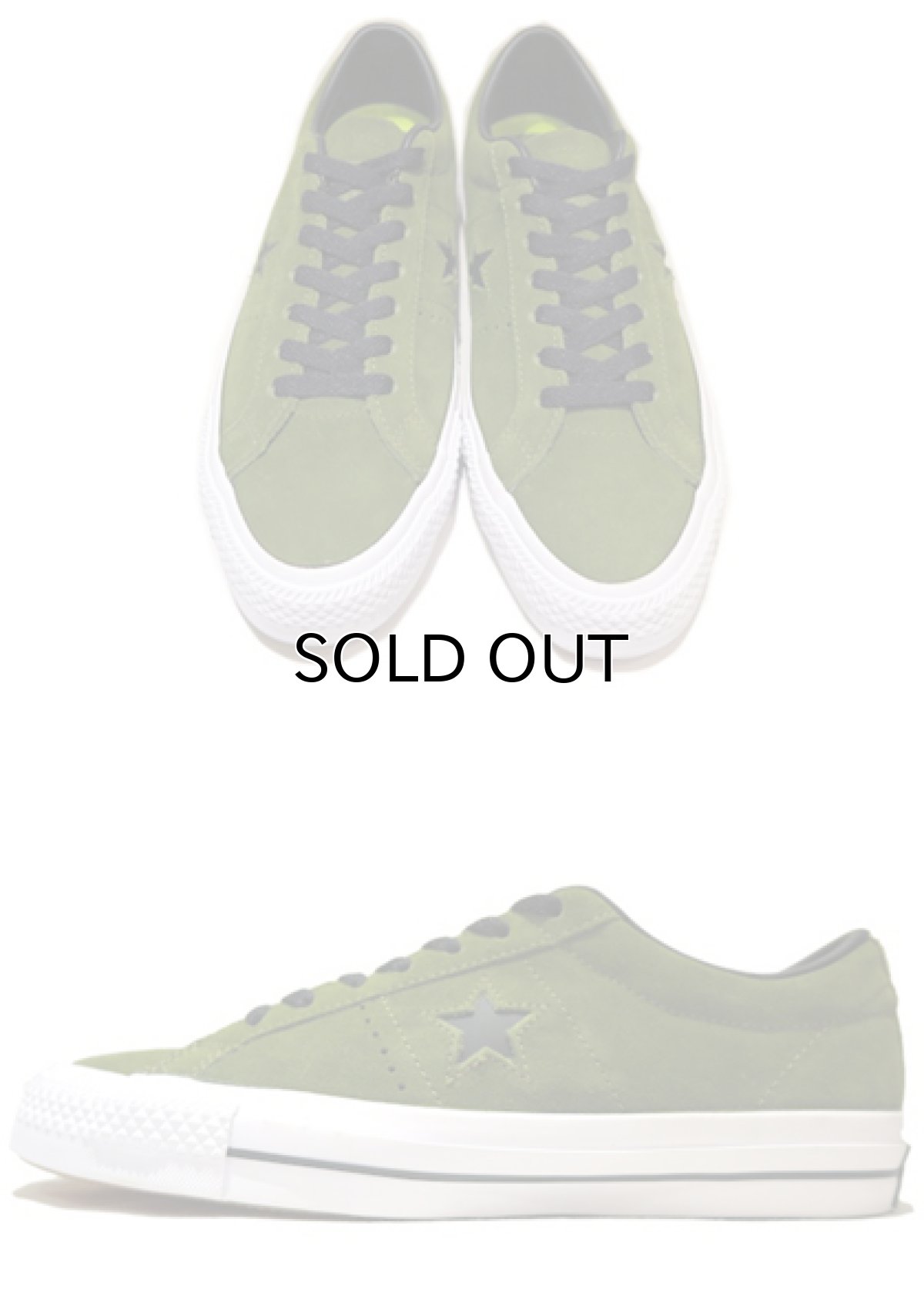 画像2: NEW CONVERSE "ONE STAR" Suede Skate Shoes　IMPERIAL GREEN / WHITE　size 9 1/2 (2)