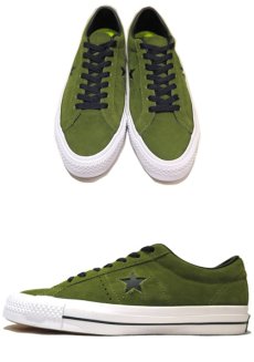 画像2: NEW CONVERSE "ONE STAR" Suede Skate Shoes　IMPERIAL GREEN / WHITE　size 9 1/2 (2)