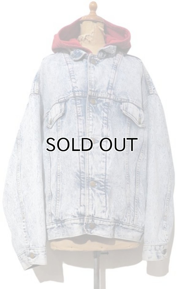 1990年代 リーバイス 75076 ケミカルウォッシュデニムジャケット