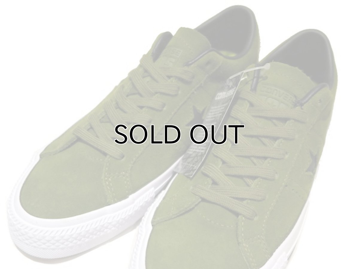 画像4: NEW CONVERSE "ONE STAR" Suede Skate Shoes　IMPERIAL GREEN / WHITE　size 9 1/2 (4)