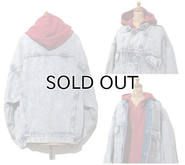 1990年代 リーバイス 75076 ケミカルウォッシュデニムジャケット