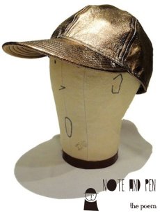 画像1: Note and Pen "Classic Cap" Old Metallic Fabric (1)