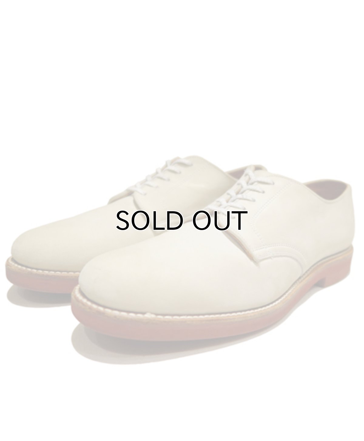 画像1: 1980's "Walk-Over" White Bucks Oxford Shoes  made in U.S.A.　size 10 1/2 (1)