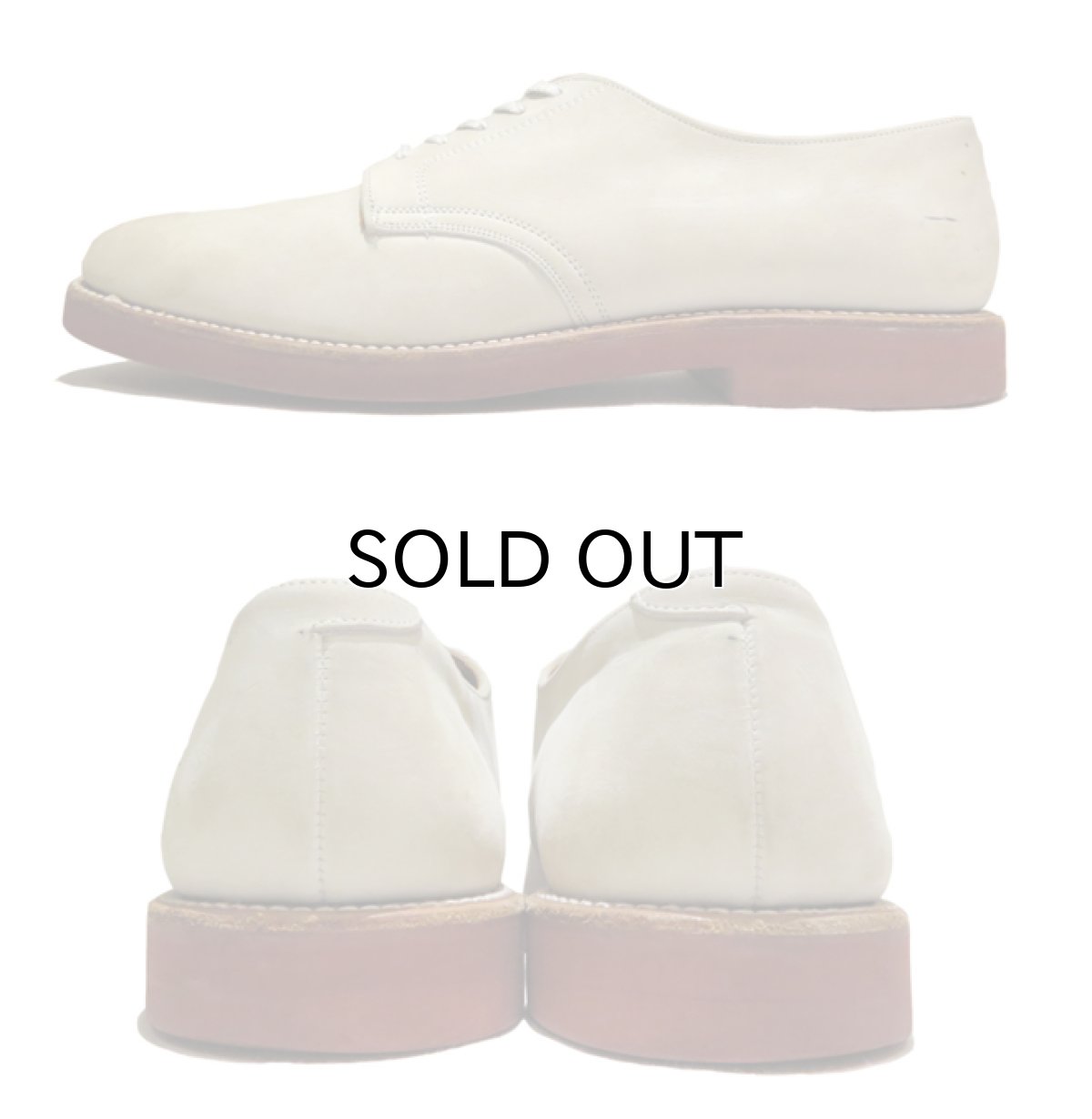 画像3: 1980's "Walk-Over" White Bucks Oxford Shoes  made in U.S.A.　size 10 1/2 (3)