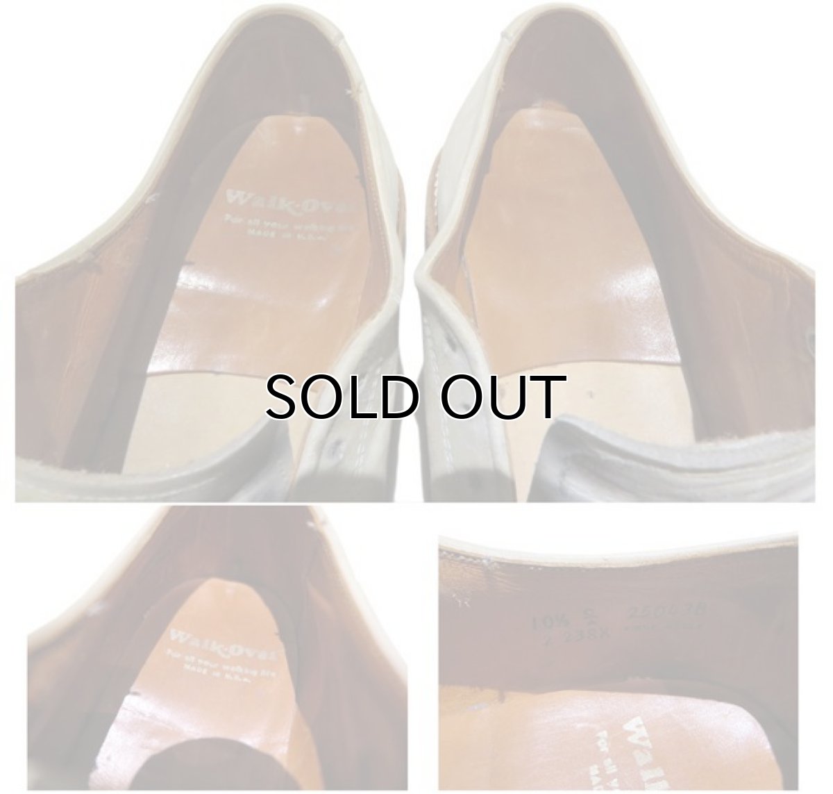 画像4: 1980's "Walk-Over" White Bucks Oxford Shoes  made in U.S.A.　size 10 1/2 (4)