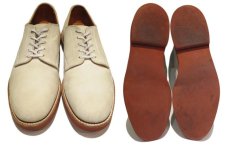 画像2: 1980's "Walk-Over" White Bucks Oxford Shoes  made in U.S.A.　size 10 1/2 (2)