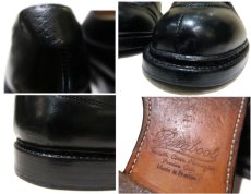 画像5: PARABOOT U-Tip Leather Shoes  made in France　BLACK　size 9 D (28 cm) (5)