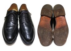 画像3: PARABOOT U-Tip Leather Shoes  made in France　BLACK　size 9 D (28 cm) (3)