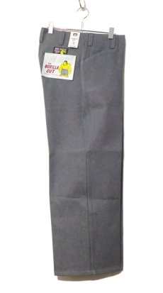 画像1: BEN DAVIS  "THE GORILLA CUT" Wide Work Pants　GREY DENIM　size w 30 / w 32 (1)