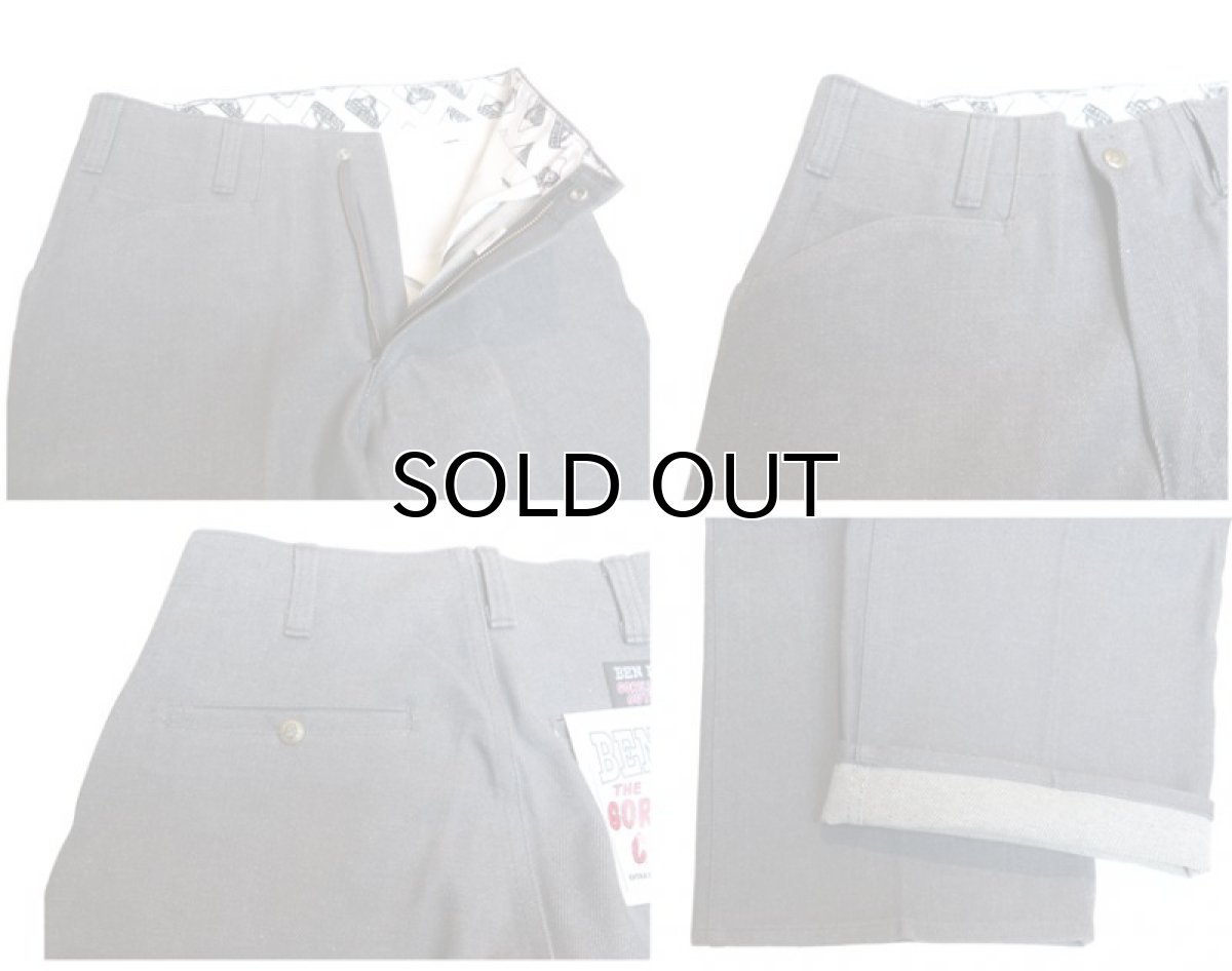 画像4: BEN DAVIS  "THE GORILLA CUT" Wide Work Pants　GREY DENIM　size w 30 / w 32 (4)