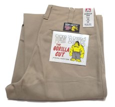 画像5: BEN DAVIS  "THE GORILLA CUT" Wide Work Pants　BEIGE　size  w 30 / w 32 (5)