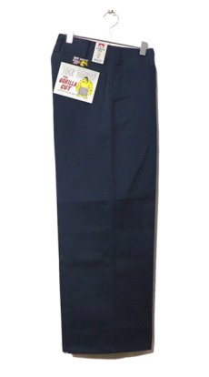 画像1: BEN DAVIS  "THE GORILLA CUT" Wide Work Pants　NAVY　size  w 30 / w 32 (1)