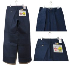 画像3: BEN DAVIS  "THE GORILLA CUT" Wide Work Pants　NAVY　size  w 30 / w 32 (3)