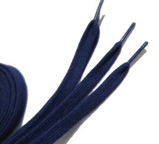 画像3: SHOE SHIFT "Regular Width" Cotton Shoelace -made in JAPAN- NAVY (3)