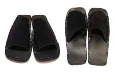 画像3: JUTTA NEUMANN "SAM" Suede Leather Sandal　BLACK　size 10 D (3)