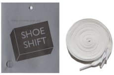 画像1: SHOE SHIFT "Regular Width" Cotton Shoelace -made in JAPAN- WHITE (1)