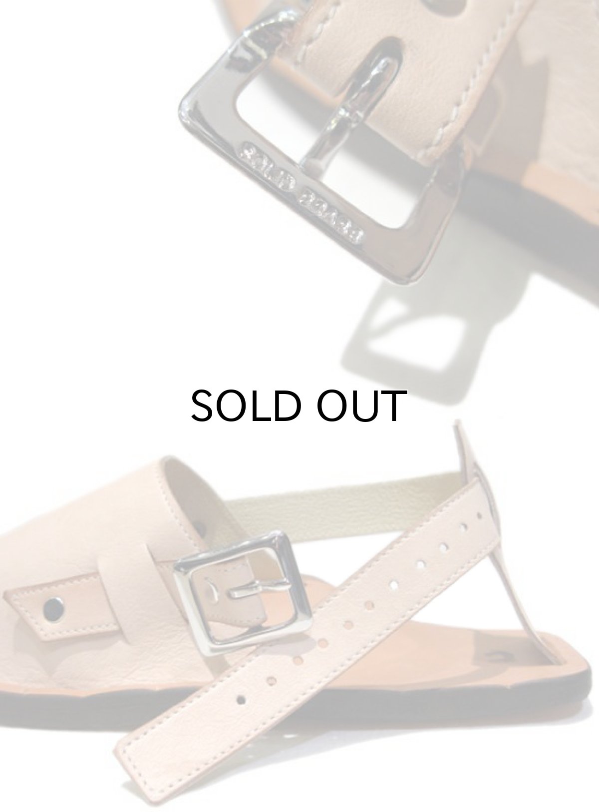 画像7: JUTTA NEUMANN "JEFF" Leather Sandal　NATURAL　size 9 D (7)