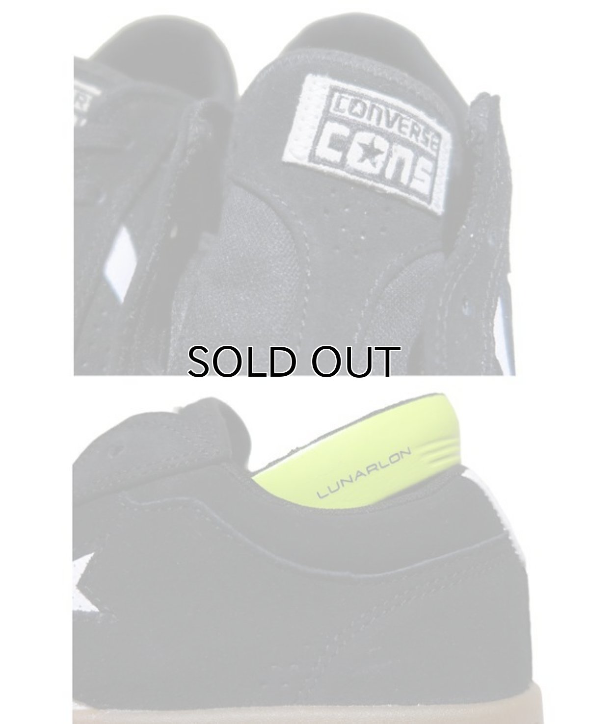 画像5: NEW CONVERSE "KA-II" Suede Skate Shoes  -NIKE ルナロンソール- BLACK size  11 1/2 (5)
