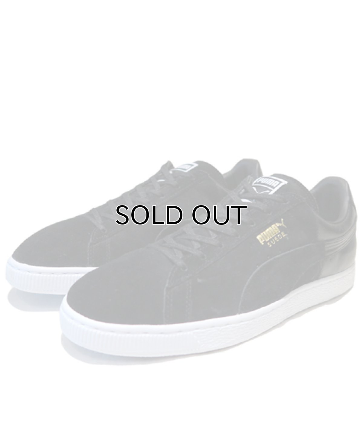 画像1: NEW PUMA "SUEDE" Gradation Sneaker　BLACK　size US 11 (29cm) (1)