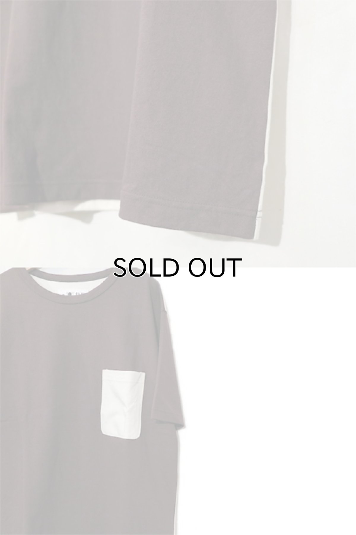 画像3: " Note and Pen the poem " ノートとペン "ポエムのポケットTee2" BROWN/OFF (3)