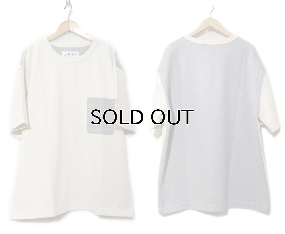 画像2: " Note and Pen the poem " ノートとペン　"ポエムのポケットTee2"　OFF/GREY (2)