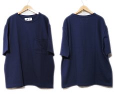 画像2: " Note and Pen the poem " ノートとペン　"ポエムのポケットTee2"　NAVY (2)