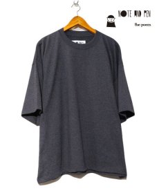 画像2: Note and Pen the poem ノートとペン "Short Length Tee"　CHARCOAL GREY　one size (2)