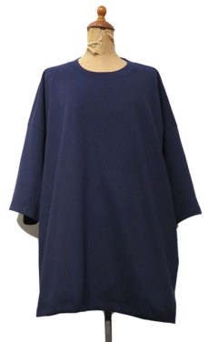 画像1: Note and Pen the poem ノートとペン "Short Length Tee"　NAVY　one size (1)