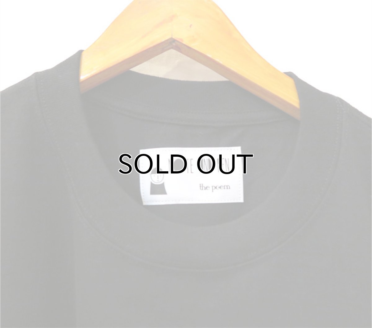 画像4: " Note and Pen the poem " ノートとペン " Short Length Tee " BLACK one size (4)