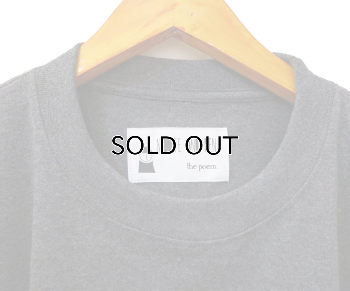 画像4: Note and Pen the poem ノートとペン "Short Length Tee" CHARCOAL GREY one size (4)