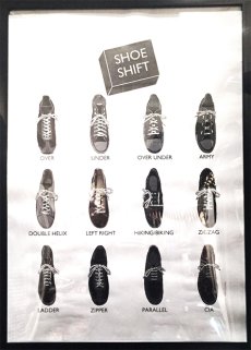 画像2: SHOE SHIFT "Narrow Width" Cotton Shoelace -made in JAPAN- BLACK (2)