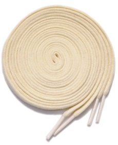 画像2: SHOE SHIFT "Narrow Width" Cotton Shoelace -made in JAPAN- NATURAL (2)