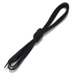 画像4: SHOE SHIFT "Narrow Width" Cotton Shoelace -made in JAPAN- BLACK (4)