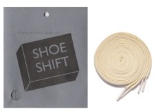 画像1: SHOE SHIFT "Narrow Width" Cotton Shoelace -made in JAPAN- NATURAL (1)