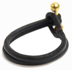 画像2: JUTTA NEUMANN Leather Wrist Band ブレスレット　color : Dark Brown　size : S, M, L (2)