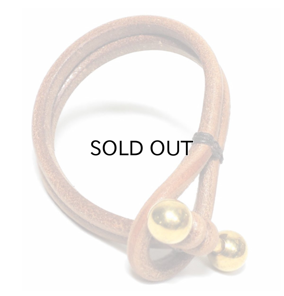画像2: JUTTA NEUMANN Leather Wrist Band ブレスレット color : Natural Tan size : S, M, L (2)
