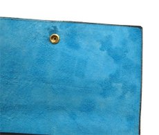 画像7: "JUTTA NEUMANN" Leather Wallet "the Waiter's Wallet"  color : Black / Sky Blue 長財布 (7)