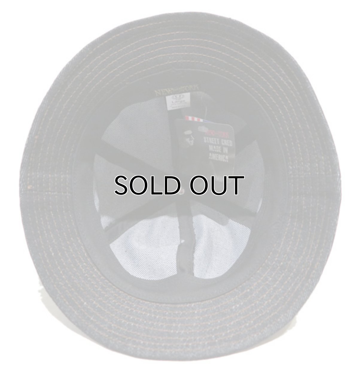 画像4: NEW YORK HAT CO. Denim Hat Black Denim (4)