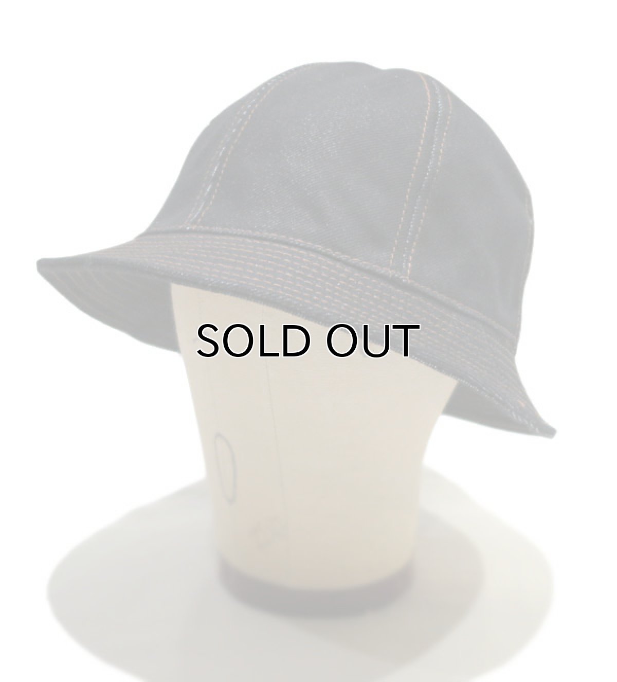 画像2: NEW YORK HAT CO. Denim Hat Black Denim (2)