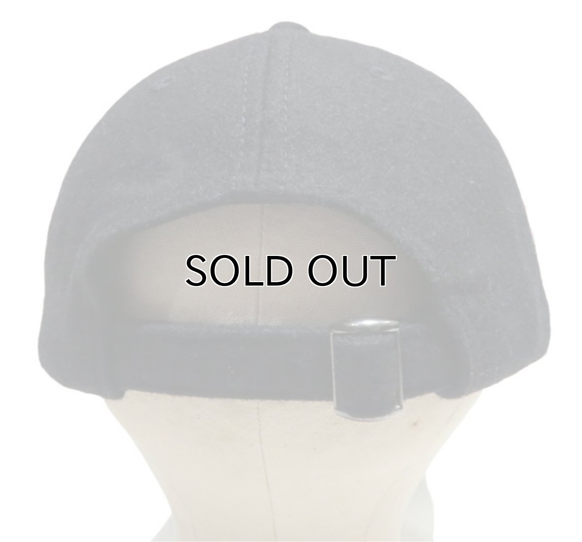 画像4: 6-Panel Wool/Viscose Cap BLACK Free Size (4)