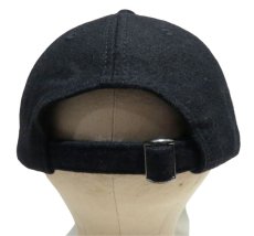 画像4: 6-Panel Wool/Viscose Cap　BLACK　Free Size (4)