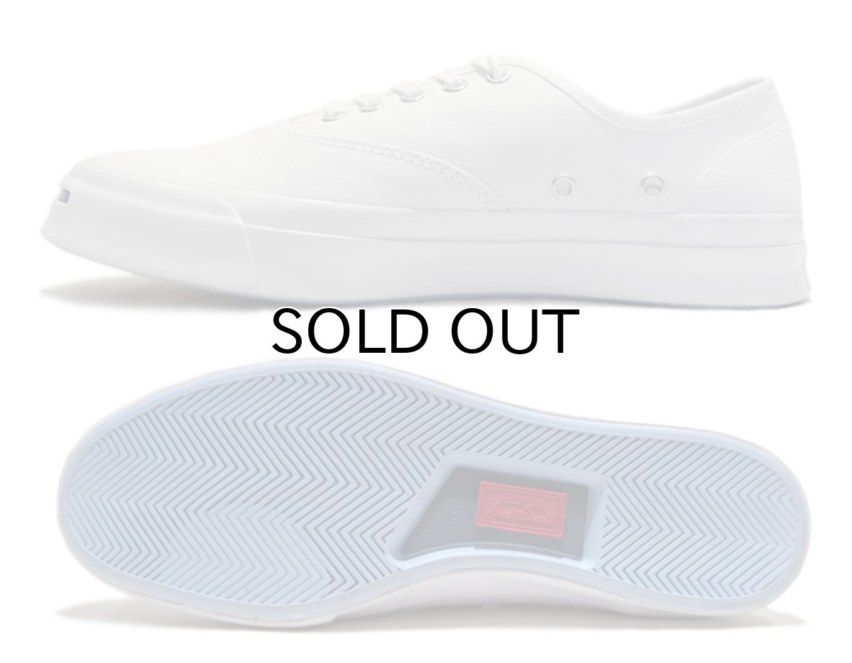 画像4: NEW Converse "Jack Purcell Signature" Low-Cut Canvas Sneaker　WHITE　size 9 1/2 (4)