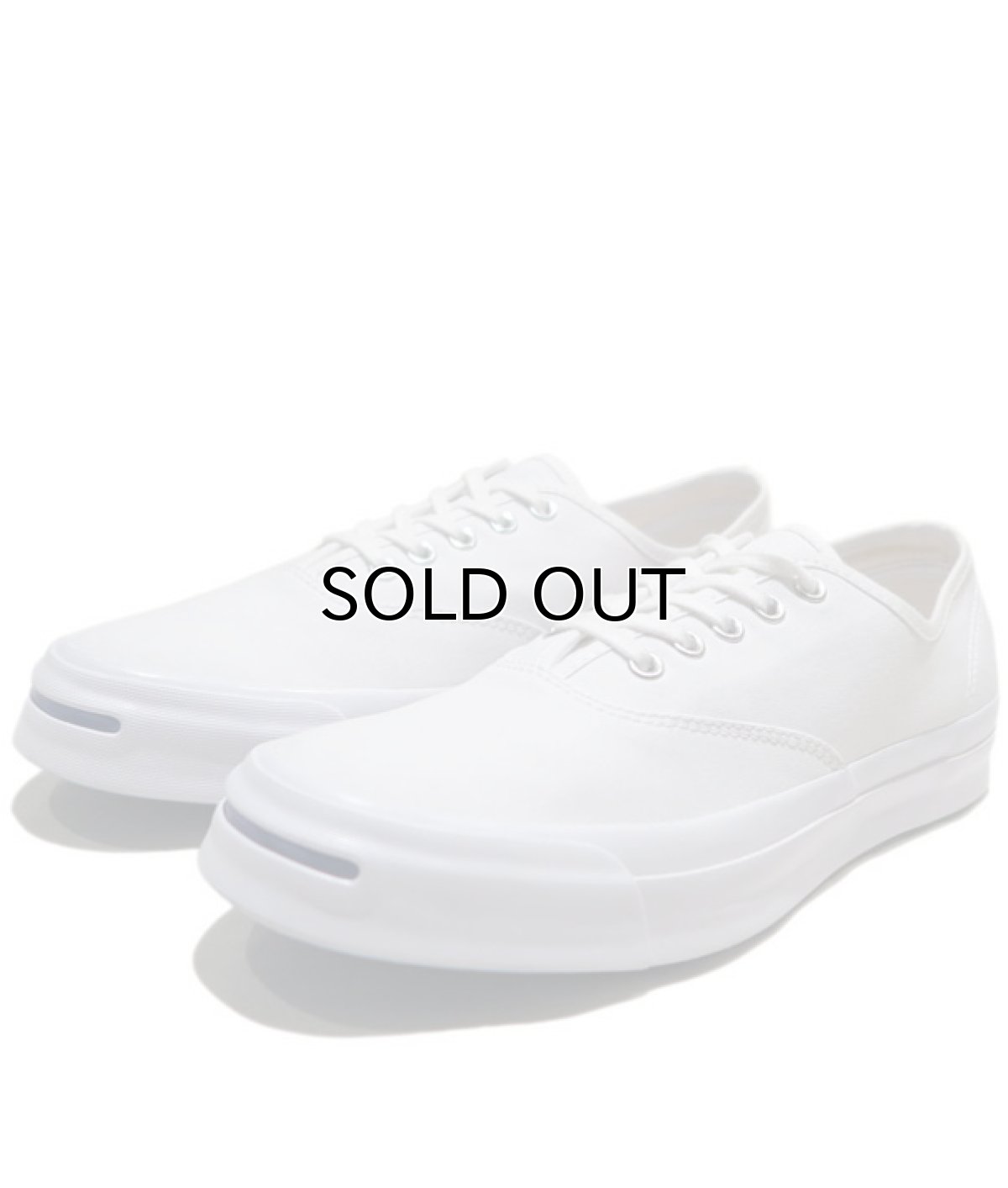 画像1: NEW Converse "Jack Purcell Signature" Low-Cut Canvas Sneaker　WHITE　size 9 1/2 (1)