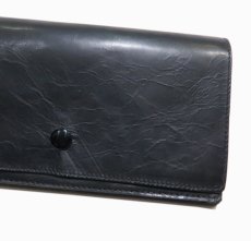 画像8: "JUTTA NEUMANN" Leather Wallet "the Waiter's Wallet"  color : Black / Yellow 長財布 (8)