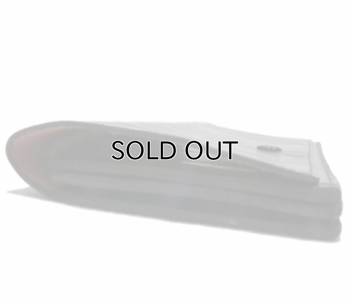 画像6: "JUTTA NEUMANN" Leather Wallet "the Waiter's Wallet"  color : Black / Orange 長財布 (6)