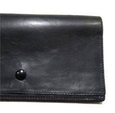 画像8: "JUTTA NEUMANN" Leather Wallet "the Waiter's Wallet"  color : Black / Orange 長財布 (8)