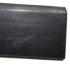 画像9: "JUTTA NEUMANN" Leather Wallet "the Waiter's Wallet"  color : Black / Orange 長財布 (9)