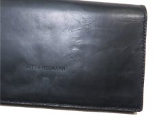 画像9: "JUTTA NEUMANN" Leather Wallet "the Waiter's Wallet"  color : Black / Yellow 長財布 (9)